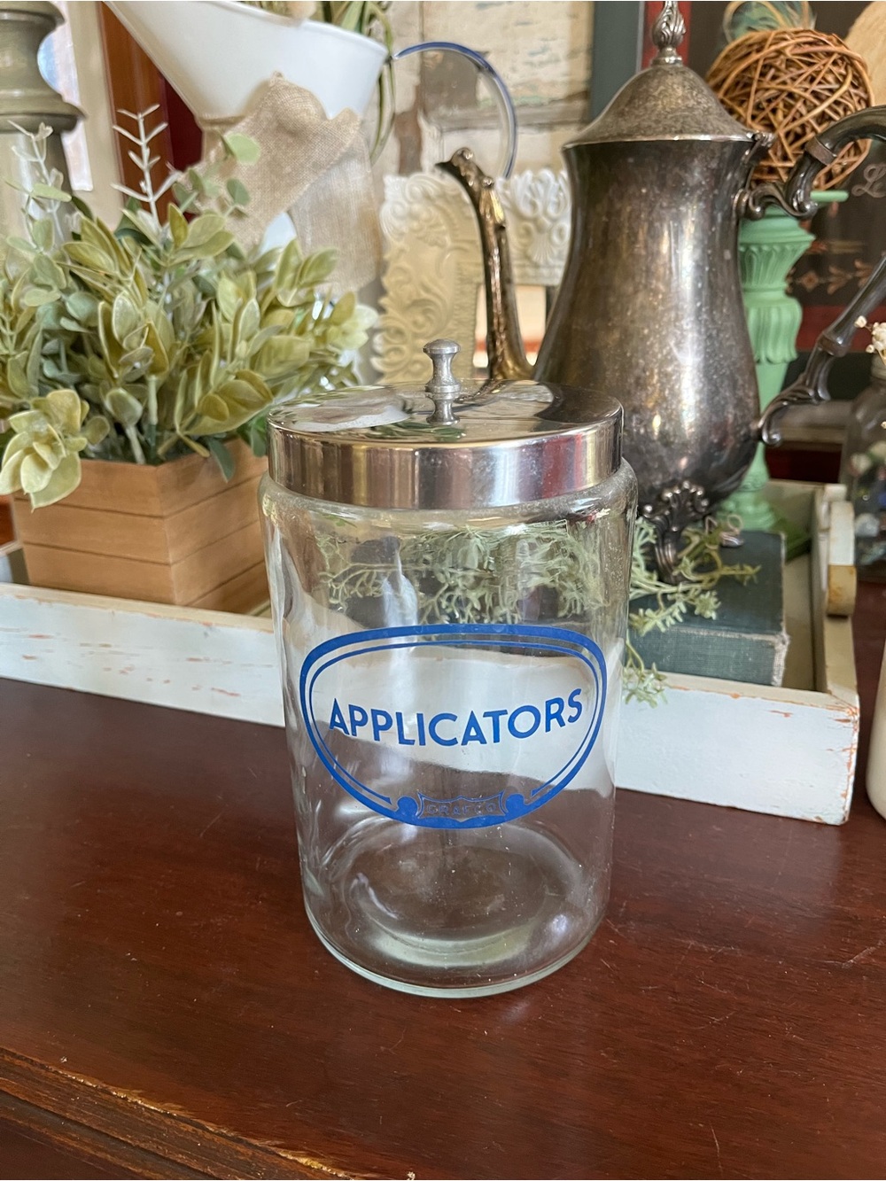 Vintage glass medical apothecary jar - Picture 12 of 12